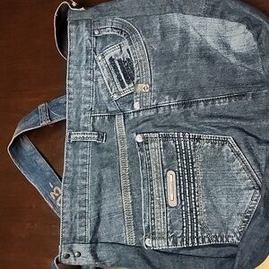 Denim Purse made from upcycled Andromedia  jeans